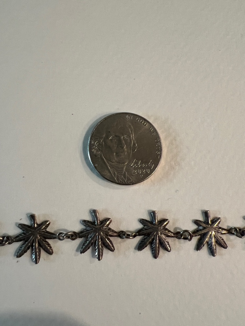 Sterling Silver Flower bracelet - Picture 2 of 2